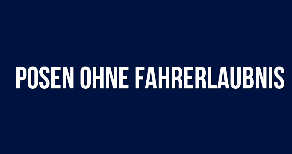 Polizeibericht Berlin: Posen ohne Fahrerlaubnis
